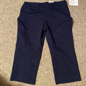 Womens croft &barrow stretch capri size 12